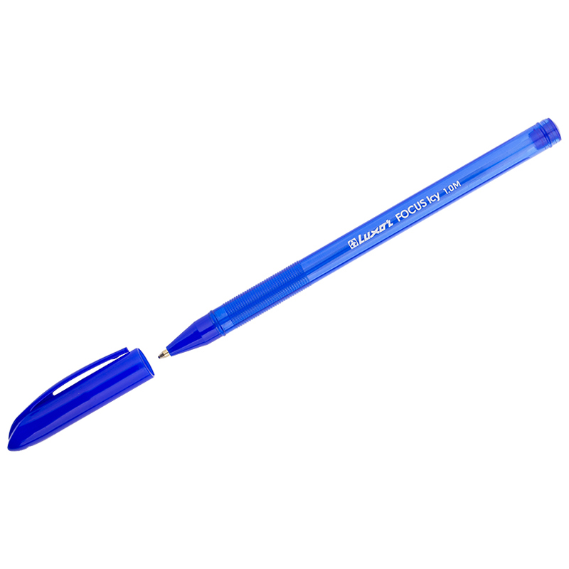 Ручка шариковая синяя, 1,0мм Luxor "Focus Icy"