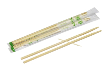 Палочки для еды 22,5-24см бамбук + зубочистка 
