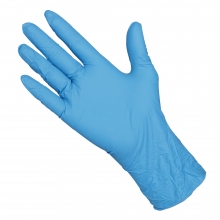 Перчатки  нитрил синие разм. М (100 шт/50 пар)