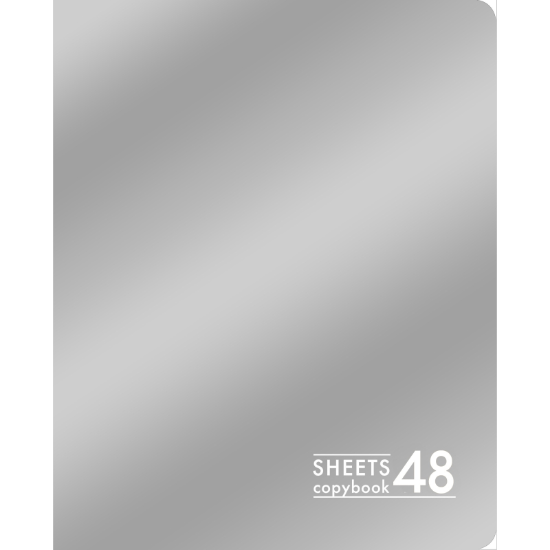 Тетради А5 48л. Чистое серебро