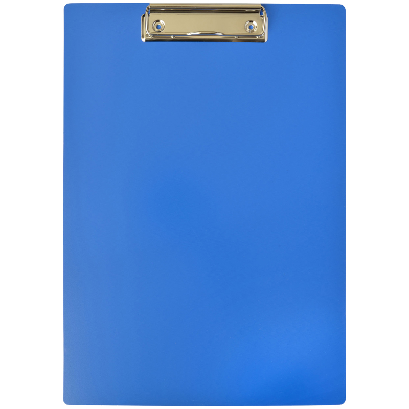 Планшет с зажимом OfficeSpace А4, 1000 мкм, пластик, синий