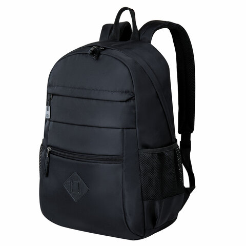 Рюкзак BRAUBERG DYNAMIC универсальный, эргономичный, черный, 43х30х13 см