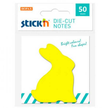 Бумага для заметок 50л. желтый "кролик" Stick`n
