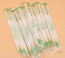 Палочки для еды 22,5-24см бамбук + зубочистка (х3000) (в индивид. упаковке), 30шт/упак