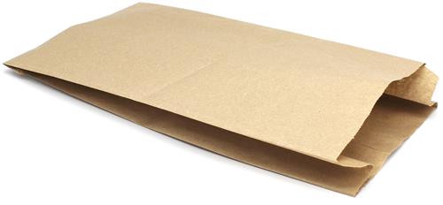 170х70х300 мм Пакет бумажный с плоским дном крафт40 (1000)