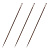 Иглы для прошивки документов (цыганские), КОМПЛЕКТ 3 шт., длина 80 мм, диаметр 1,8 мм, блистер, STAF