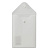 Папка-конверт с кнопкой МАЛОГО ФОРМАТА (105х148 мм), А6, матовая прозрачная, 0,18 мм, BRAUBERG