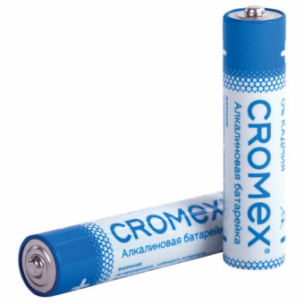 Батарейки алкалиновые "мизинчиковые" CROMEX Alkaline, ААА (LR03, 24А)