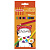 Карандаши цветные ПИФАГОР "КОТИК", 12 цветов, пластиковые, классические, заточенные