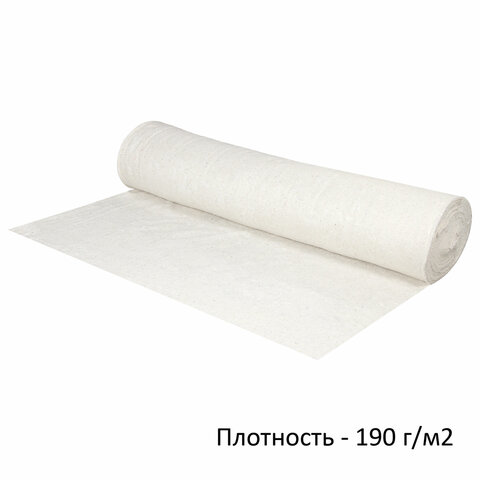 Полотно ХПП холстопрошивное ПЛОТНОЕ свет. (кратно 50) 1,5х50 м, 190 шаг 2,5 мм, LAIMA