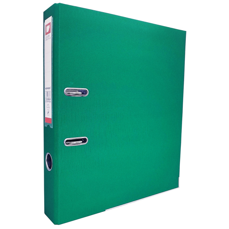 Регистратор А4 50мм ПВХ зеленый