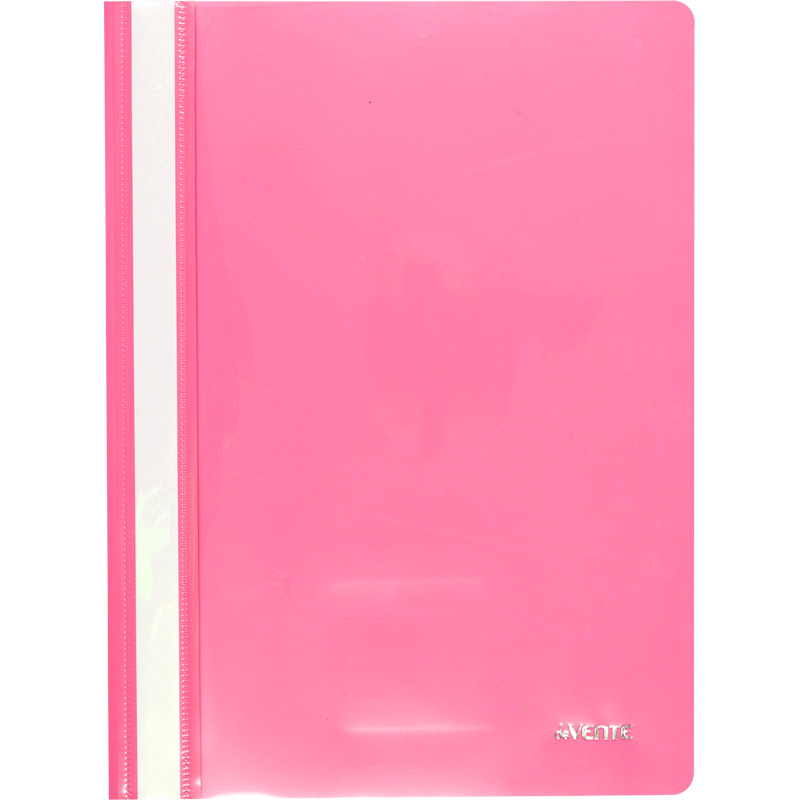 Папка-скоросшиватель "deVENTE. Pastel" A4 с прозрачным верхним листом, 120/180 мкм, пастельная розов
