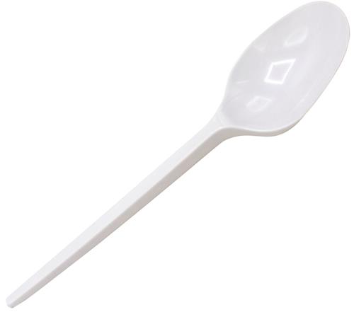 Ложка столовая 165 мм  белая 100 штук  