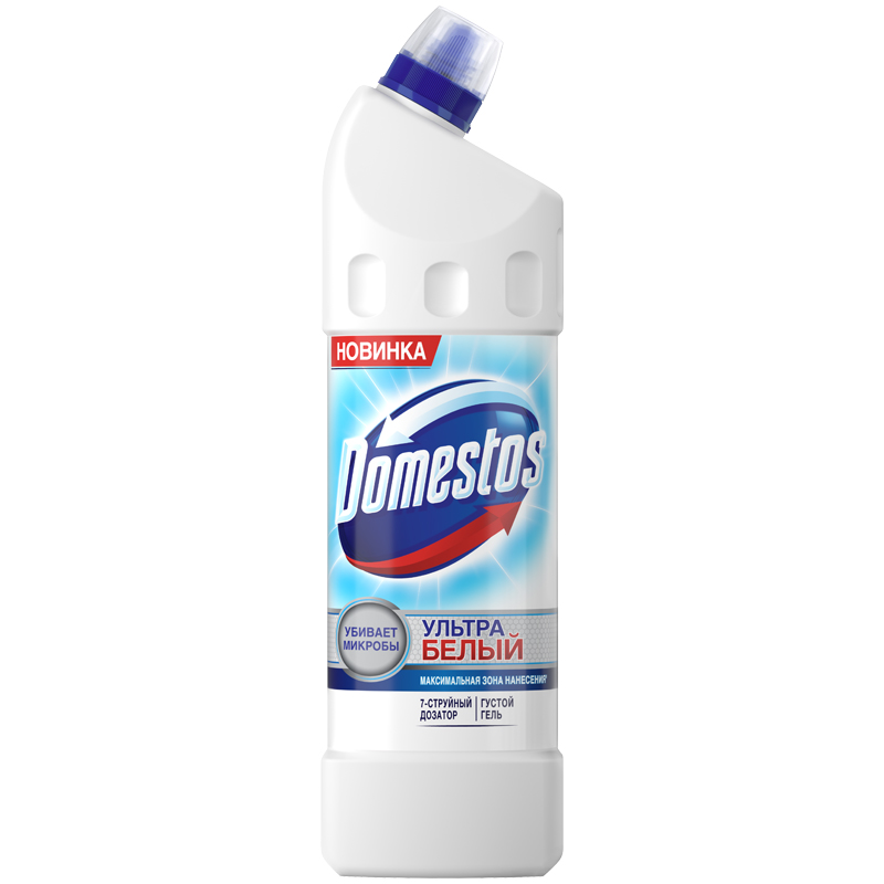 Средство для туалета 1л Domestos "Ультра белый" гель,