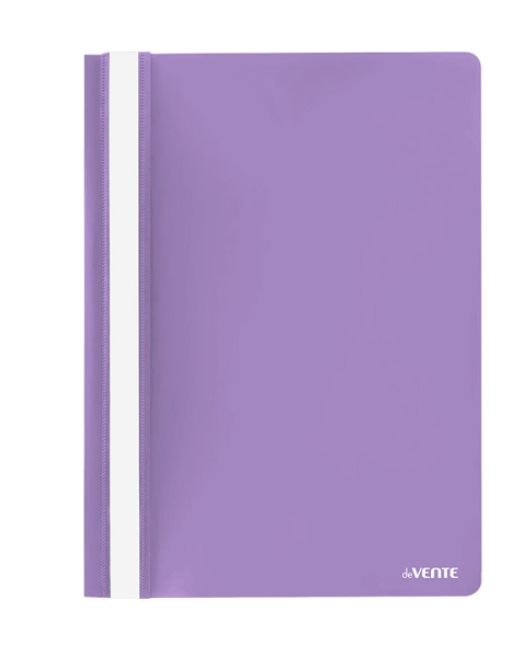 Папка-скоросшиватель "deVENTE. Pastel" A4 с прозрачным верхним листом, 120/180 мкм, пастельная сирен