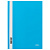 Папка-скоросшиватель пластик. СТАММ А4, 180мкм, голубая с прозр. верхом