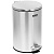 Ведро-контейнер для мусора (урна) OfficeClean Professional Simple, 12л, нержавеющая сталь, хром