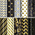 Бумага упаковочная подарочная мелованная "Golden pattern", 70x100 см, 10 дизайнов ассорти, ЗОЛОТАЯ С