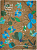 Папка-уголок "deVENTE. Bloom Garden" A4 (220x310 мм) 180 мкм, фактура крафт-имитация с рисунком, инд